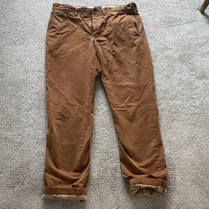 J. Crew Men's Tan 770 Chinos.